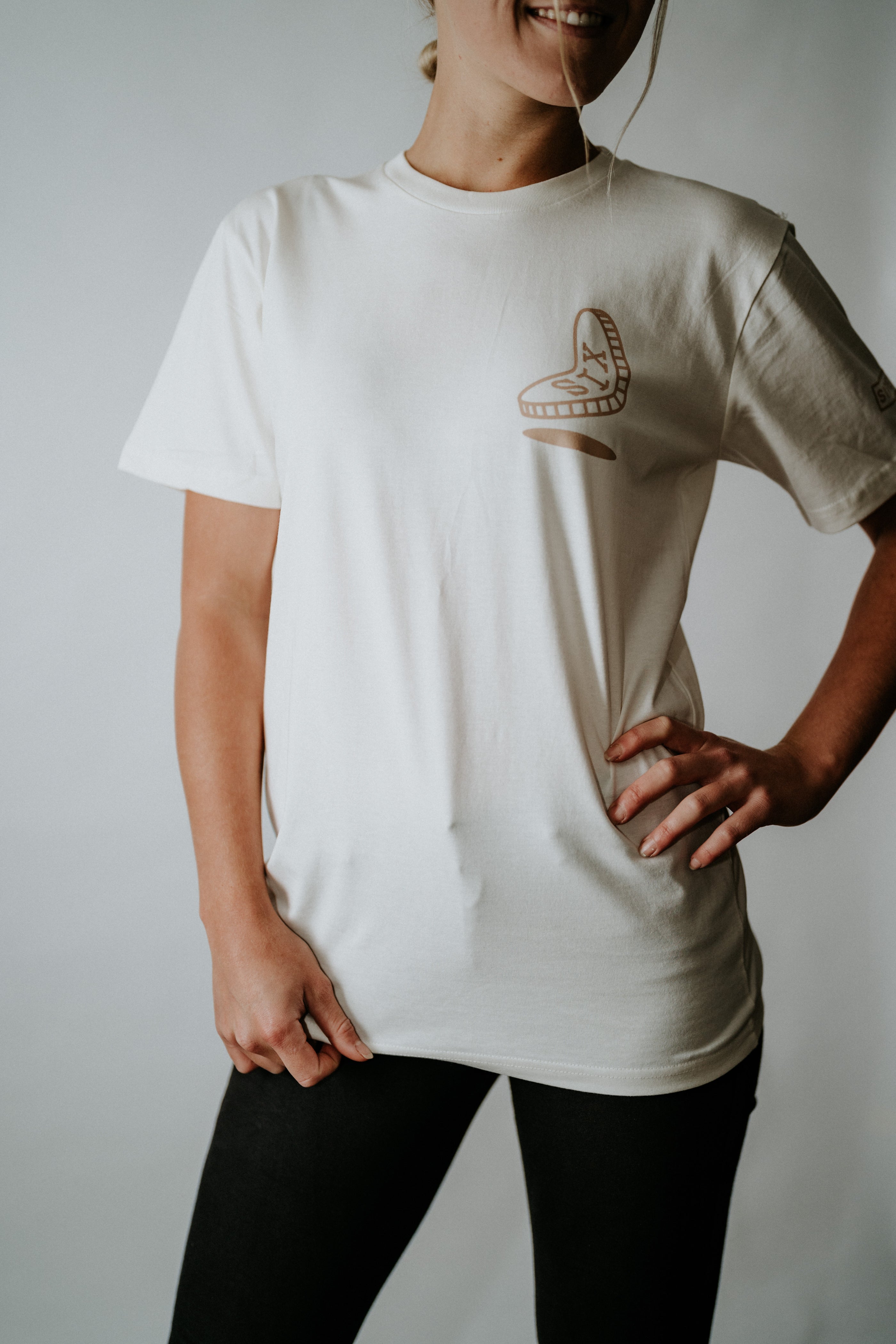 Sixpence Twisted Coin Illustration Tee