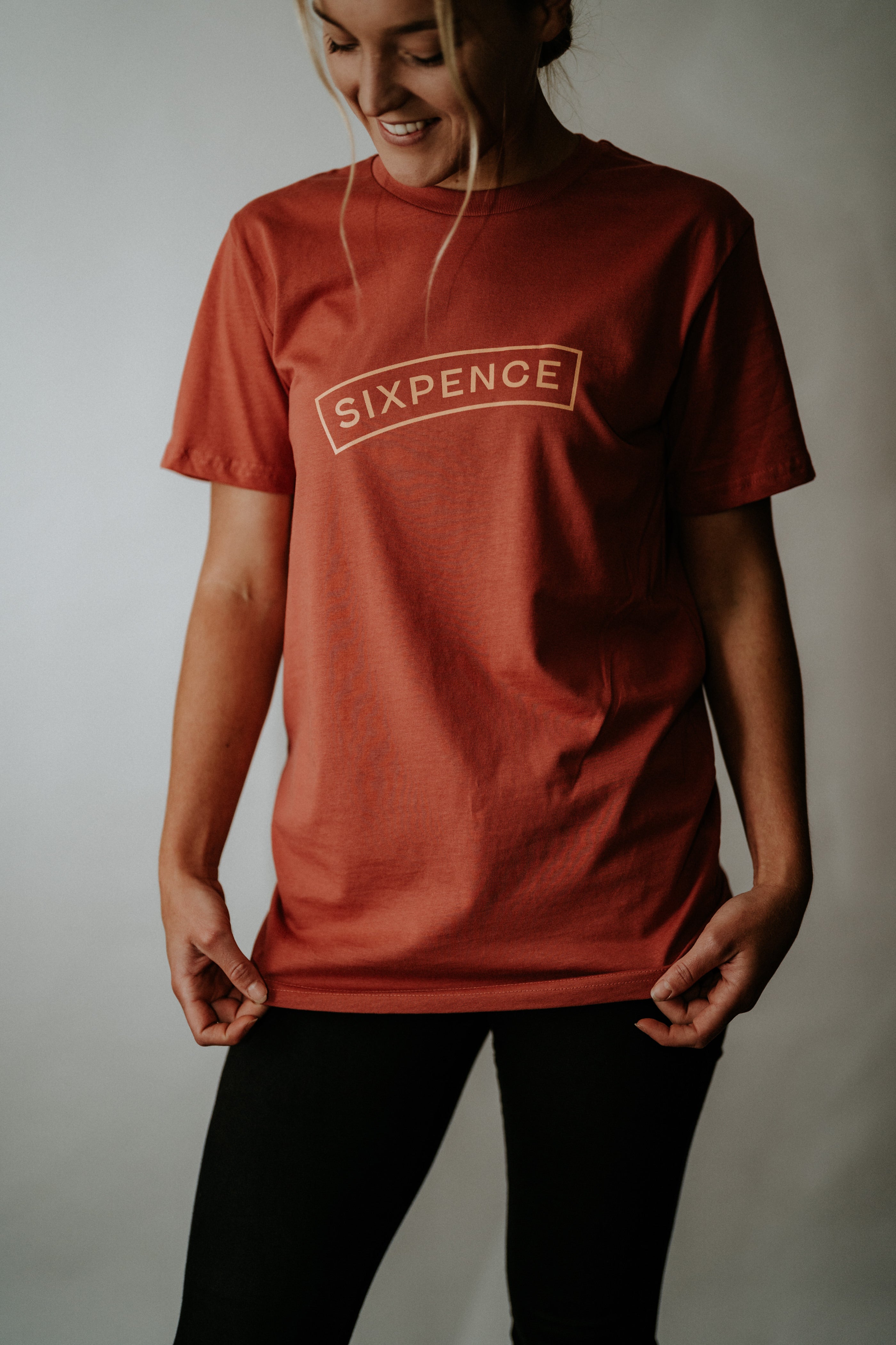 Sixpence Coin Illustration Tee