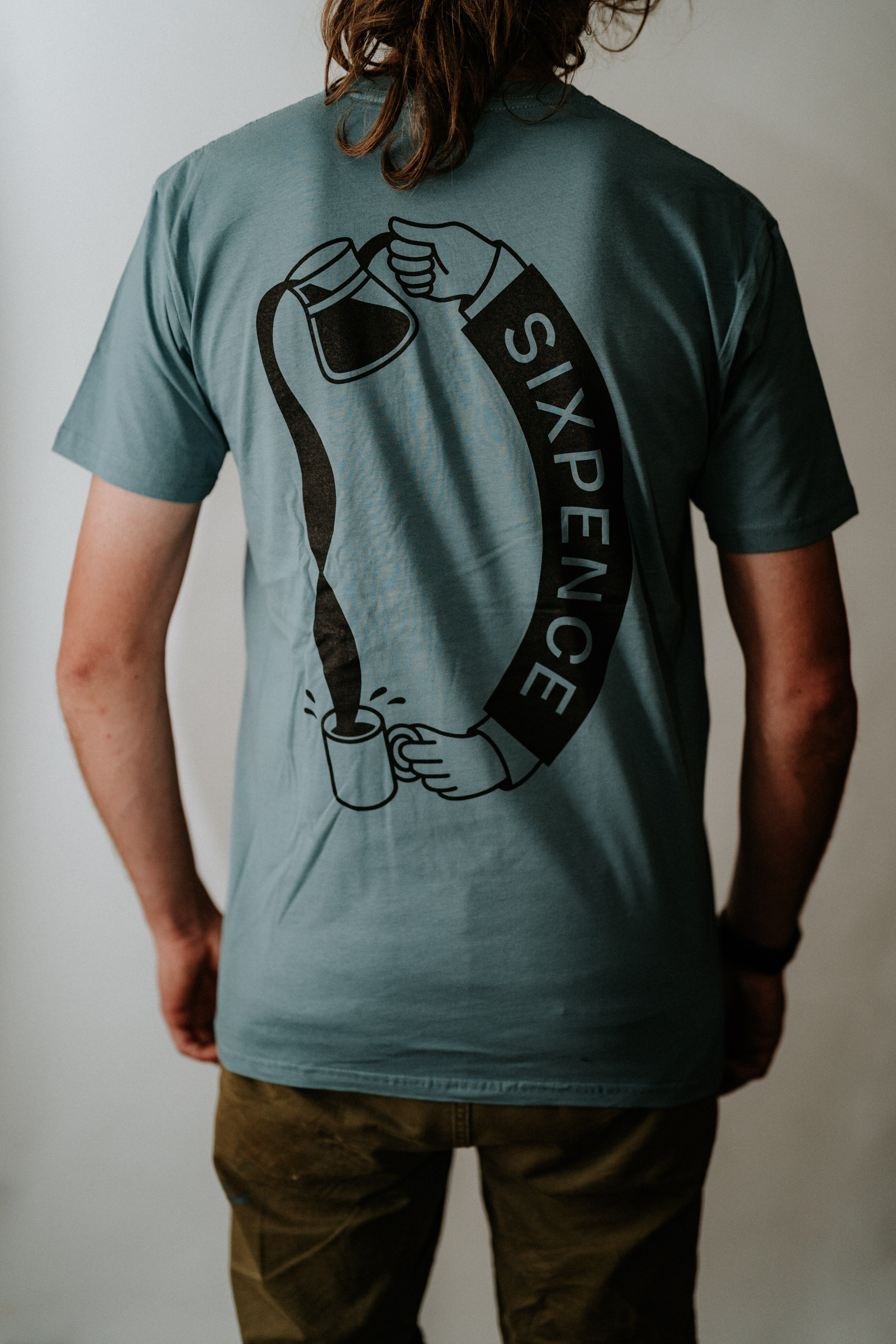 Sixpence Pour Illustration Tee