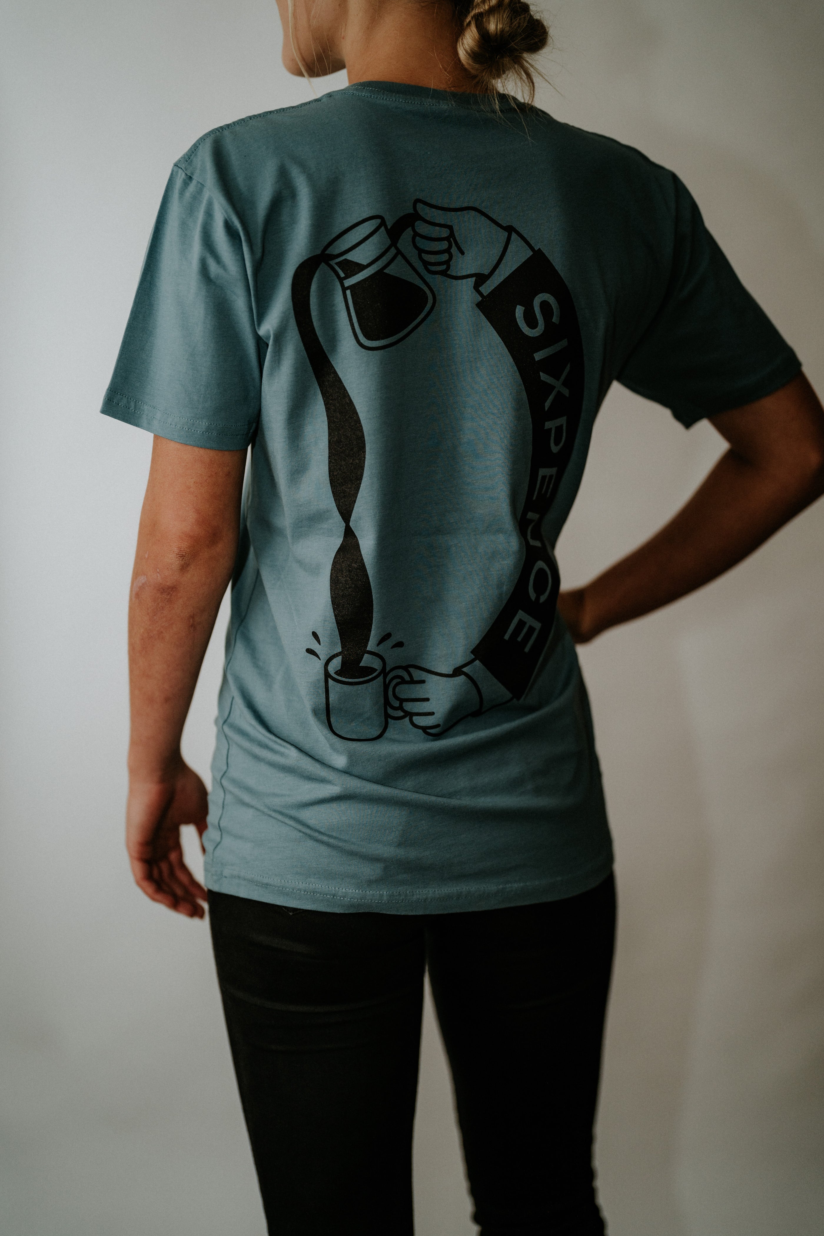 Sixpence Pour Illustration Tee